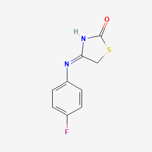 (Z)-4-((4-fluorophenyl)imino)thiazolidin-2-one