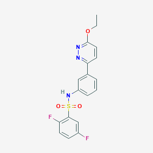 N-[3-(6-ethoxypyridazin-3-yl)phenyl]-2,5-difluorobenzenesulfonamide