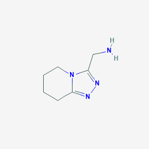 (5,6,7,8-Tetrahydro-[1,2,4]triazolo[4,3-A]pyridin-3-YL)methanamine