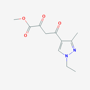 methyl 4-(1-ethyl-3-methyl-1H-pyrazol-4-yl)-2,4-dioxobutanoate