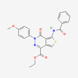Ethyl 5-benzamido-3-(4-methoxyphenyl)-4-oxothieno[3,4-d]pyridazine-1-carboxylate