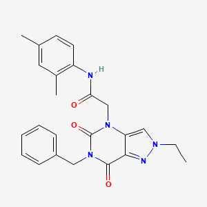 1-acetyl-5-bromo-N-[2-(3,4-dihydroquinolin-1(2H)-yl)ethyl]-2-methylindoline-6-sulfonamide