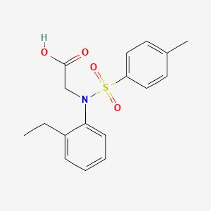 N-(2-ethylphenyl)-N-[(4-methylphenyl)sulfonyl]glycine