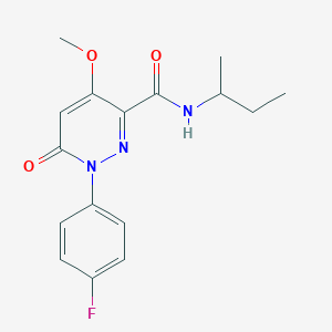 N-(sec-butyl)-1-(4-fluorophenyl)-4-methoxy-6-oxo-1,6-dihydropyridazine-3-carboxamide