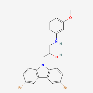 molecular formula C22H20Br2N2O2 B2505187 P7C3-OMe CAS No. 1235481-43-2; 313268-18-7