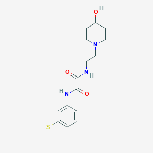 N1-(2-(4-hydroxypiperidin-1-yl)ethyl)-N2-(3-(methylthio)phenyl)oxalamide