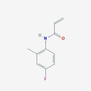 molecular formula C10H10FNO B2505208 N-(4-fluoro-2-methylphenyl)prop-2-enamide CAS No. 1153390-73-8