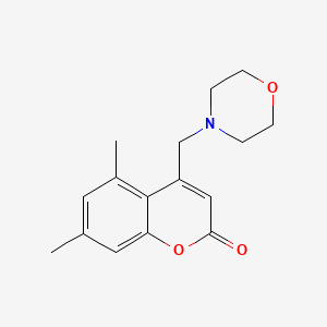 5,7-Dimethyl-4-(morpholin-4-ylmethyl)chromen-2-one