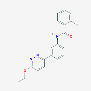 N-(3-(6-ethoxypyridazin-3-yl)phenyl)-2-fluorobenzamide