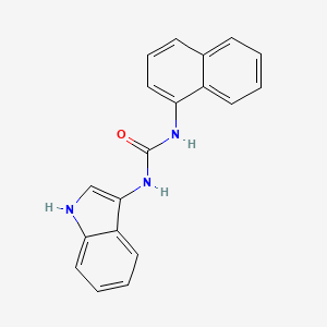 1-(1H-indol-3-yl)-3-(naphthalen-1-yl)urea