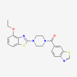 Benzo[d]thiazol-6-yl(4-(4-ethoxybenzo[d]thiazol-2-yl)piperazin-1-yl)methanone