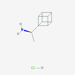 (1R)-1-Cuban-1-ylethanamine;hydrochloride