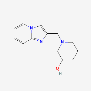 1-({Imidazo[1,2-a]pyridin-2-yl}methyl)piperidin-3-ol