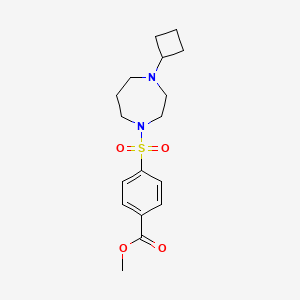 Methyl 4-((4-cyclobutyl-1,4-diazepan-1-yl)sulfonyl)benzoate