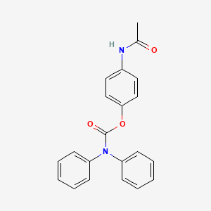 4-Acetamidophenyl diphenylcarbamate