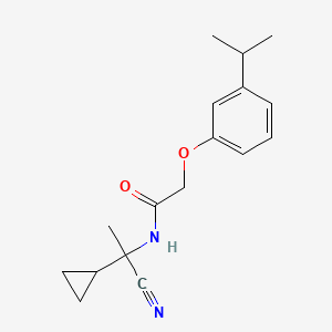 N-(1-cyano-1-cyclopropylethyl)-2-[3-(propan-2-yl)phenoxy]acetamide
