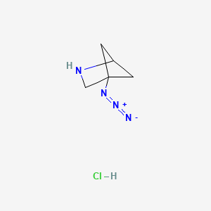 4-Azido-2-azabicyclo[2.1.1]hexane;hydrochloride