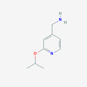 molecular formula C9H14N2O B2505277 [2-(Propan-2-yloxy)pyridin-4-yl]methanamine CAS No. 1016752-74-1