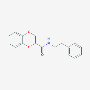 N-phenethyl-2,3-dihydro-1,4-benzodioxine-2-carboxamide