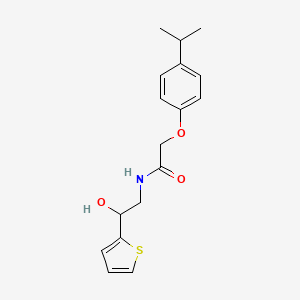 N-(2-hydroxy-2-(thiophen-2-yl)ethyl)-2-(4-isopropylphenoxy)acetamide
