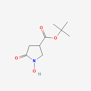 Tert-butyl 1-hydroxy-5-oxopyrrolidine-3-carboxylate