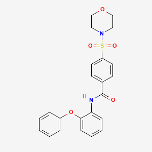 4-(morpholinosulfonyl)-N-(2-phenoxyphenyl)benzamide