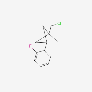 1-(Chloromethyl)-3-(2-fluorophenyl)bicyclo[1.1.1]pentane