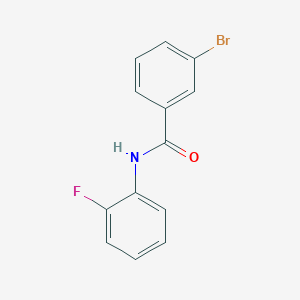 molecular formula C13H9BrFNO B2505344 3-bromo-N-(2-fluorophenyl)benzamide CAS No. 333345-69-0