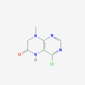 4-Chloro-8-methyl-5,6,7,8-tetrahydropteridin-6-one
