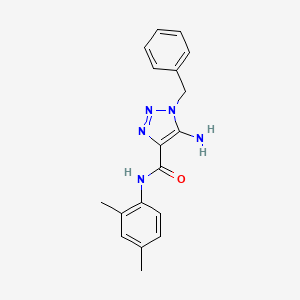 molecular formula C18H19N5O B2505414 5-氨基-1-苄基-N-(2,4-二甲基苯基)-1H-1,2,3-三唑-4-羧酰胺 CAS No. 899749-88-3