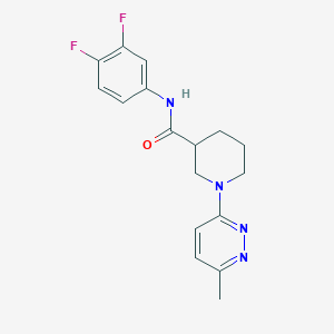 molecular formula C17H18F2N4O B2505426 N-(3,4-difluorophenyl)-1-(6-methylpyridazin-3-yl)piperidine-3-carboxamide CAS No. 1421484-66-3