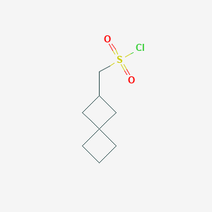 molecular formula C8H13ClO2S B2505430 {Spiro[3.3]heptan-2-yl}methanesulfonyl chloride CAS No. 2095409-68-8
