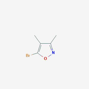 molecular formula C5H6BrNO B2505482 5-BROMO-3,4-DIMETHYLISOXAZOLE CAS No. 89322-53-2