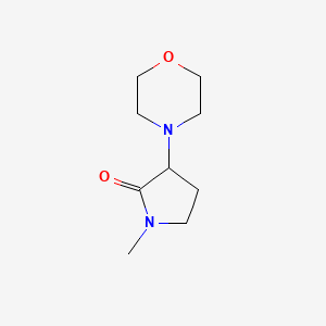 molecular formula C9H16N2O2 B2505522 1-Methyl-3-morpholinopyrrolidin-2-one CAS No. 1862357-07-0