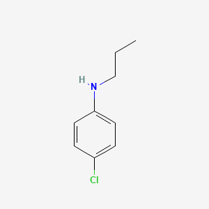 molecular formula C9H12ClN B2505527 4-chloro-N-propylaniline CAS No. 73938-86-0