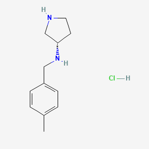 B2505572 (S)-N-(4-Methylbenzyl)pyrrolidin-3-amine hydrochloride CAS No. 1289585-18-7
