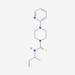 molecular formula C14H22N4S B2505588 N-(butan-2-yl)-4-(pyridin-2-yl)piperazine-1-carbothioamide CAS No. 905479-27-8