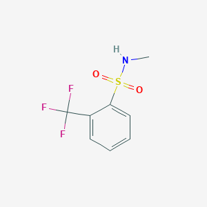 molecular formula C8H8F3NO2S B2505698 N-methyl-2-(trifluoromethyl)benzenesulfonamide CAS No. 633697-56-0