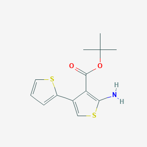 Tert-butyl 2-amino-4-(thiophen-2-YL)thiophene-3-carboxylate