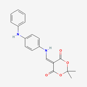 2,2-Dimethyl-5-(((4-(phenylamino)phenyl)amino)methylene)-1,3-dioxane-4,6-dione
