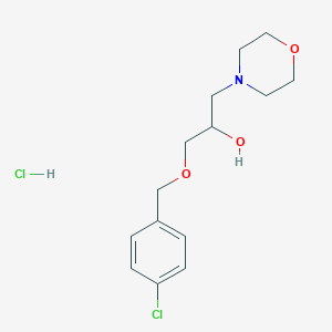 1-((4-Chlorobenzyl)oxy)-3-morpholinopropan-2-ol hydrochloride