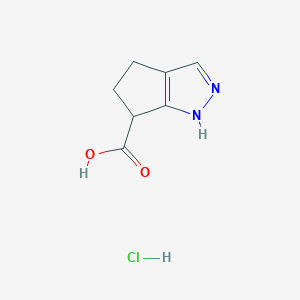 1,4,5,6-Tetrahydrocyclopenta[c]pyrazole-6-carboxylic acid hydrochloride