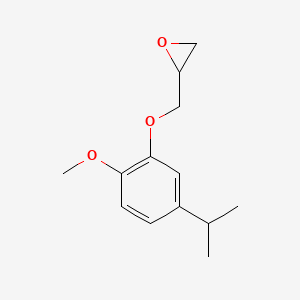 2-[(2-Methoxy-5-propan-2-ylphenoxy)methyl]oxirane