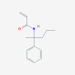 N-(2-Phenylpentan-2-yl)prop-2-enamide