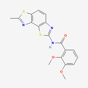 2,3-dimethoxy-N-(7-methyl-[1,3]thiazolo[5,4-e][1,3]benzothiazol-2-yl)benzamide
