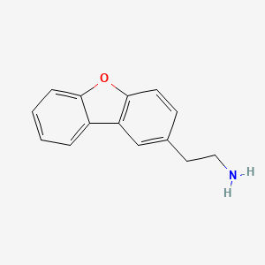 molecular formula C14H14ClNO B2505763 2-Dibenzofuran-2-ylethanamine CAS No. 108123-77-9