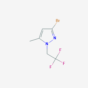 3-Bromo-5-methyl-1-(2,2,2-trifluoroethyl)pyrazole