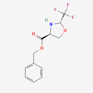 molecular formula C12H12F3NO3 B2505801 Tfm-PsiPro-OBn (S,S) CAS No. 1228376-92-8