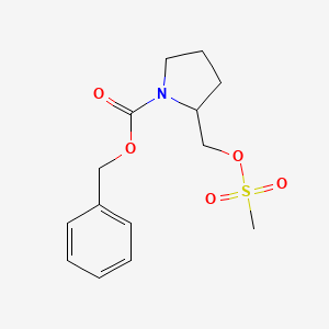 Benzyl 2-[(methanesulfonyloxy)methyl]pyrrolidine-1-carboxylate