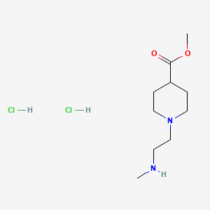 Methyl 1-[2-(methylamino)ethyl]piperidine-4-carboxylate dihydrochloride